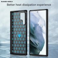 Калъф-Techsuit - Carbon Silicone - Samsung Galaxy S21 Ultra 5G - Blue