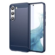 Калъф-Techsuit - Carbon Silicone - Samsung Galaxy S22 5G - Blue