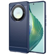 Калъф-Techsuit - Carbon Silicone - Honor Magic5 Lite - Blue