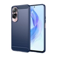 Калъф-Techsuit - Carbon Silicone - Honor 90 Lite - Blue