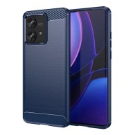 Калъф-Techsuit - Carbon Silicone - Motorola Edge 40 Neo - Blue