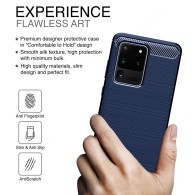 Калъф-Techsuit - Carbon Silicone - Samsung Galaxy A05s - Blue