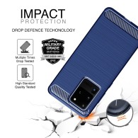 Калъф-Techsuit - Carbon Silicone - Samsung Galaxy A05s - Blue