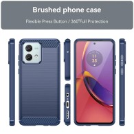 Калъф-Techsuit - Carbon Silicone - Motorola Moto G84 - Blue