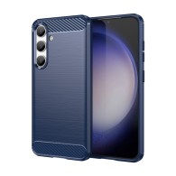 Калъф-Techsuit - Carbon Silicone - Samsung Galaxy S24 - Blue