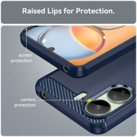 Калъф-Techsuit - Carbon Silicone - Xiaomi Redmi 13C 4G / 13C 5G / Poco M6 / C65 - Blue