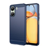 Калъф-Techsuit - Carbon Silicone - Xiaomi Redmi 13C 4G / 13C 5G / Poco M6 / C65 - Blue