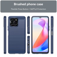 Калъф-Techsuit - Carbon Silicone - Honor X6a - Blue