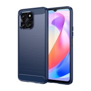 Калъф-Techsuit - Carbon Silicone - Honor X6a - Blue