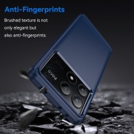 Калъф-Techsuit - Carbon Silicone - Xiaomi Poco X6 Pro - Blue