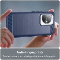 Калъф-Techsuit - Carbon Silicone - Honor 100 - Blue