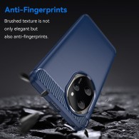 Калъф-Techsuit - Carbon Silicone - Honor 100 Pro - Blue