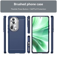 Калъф-Techsuit - Carbon Silicone - Oppo Reno11 Pro - Blue