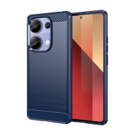 Калъф-Techsuit - Carbon Silicone - Xiaomi Redmi Note 13 Pro 4G / Poco M6 Pro 4G - Blue