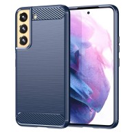 Калъф-Techsuit - Carbon Silicone - Samsung Galaxy S21 Plus 5G - Blue