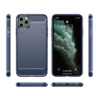Калъф-Techsuit - Carbon Silicone - iPhone 11 Pro - Blue