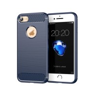 Калъф-Techsuit - Carbon Silicone - iPhone 7 / 8 - Blue