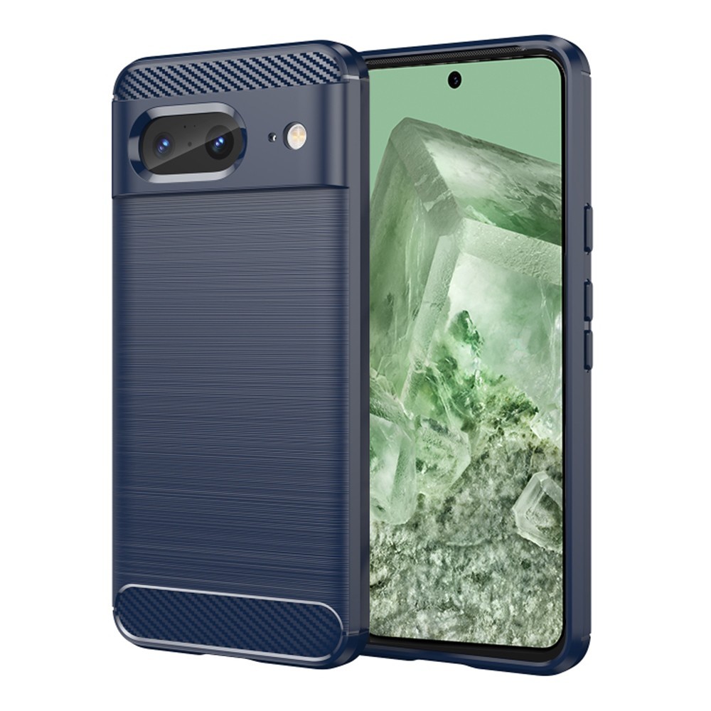 Калъф-Techsuit - Carbon Silicone - Google Pixel 8 - Blue