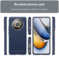 Калъф-Techsuit - Carbon Silicone - Realme 11 Pro / 11 Pro+ - Blue