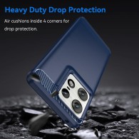 Калъф-Techsuit - Carbon Silicone - Motorola Edge 50 Pro - Black