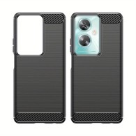 Калъф-Techsuit - Carbon Silicone - Huawei nova Y72 - Black