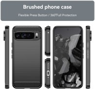Калъф-Techsuit - Carbon Silicone - Google Pixel 9 Pro XL - Black