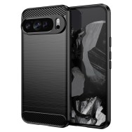 Калъф-Techsuit - Carbon Silicone - Google Pixel 9 Pro XL - Black