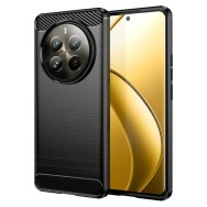 Калъф-Techsuit - Carbon Silicone - Realme 12 Pro / 12 Pro+ - Black