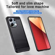 Калъф-Techsuit - Carbon Silicone - Xiaomi Redmi Note 13 Pro 4G / Poco M6 Pro 4G - Black