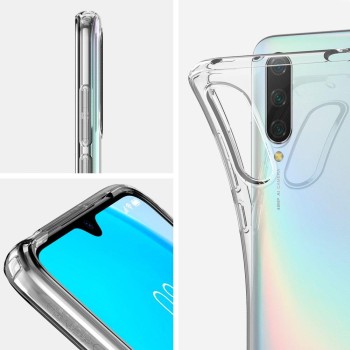Spigen Liquid Crystal тънък силиконов (TPU) калъф за Xiaomi Mi9 Lite, Crystal Clear