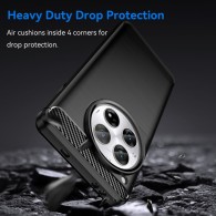 Калъф-Techsuit - Carbon Silicone - OnePlus 12R - Black