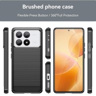 Калъф-Techsuit - Carbon Silicone - Xiaomi Poco X6 Pro - Black