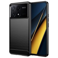 Калъф-Techsuit - Carbon Silicone - Xiaomi Poco X6 Pro - Black