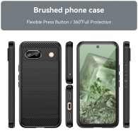 Калъф-Techsuit - Carbon Silicone - Google Pixel 8a - Black