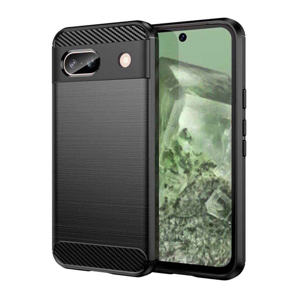 Калъф-Techsuit - Carbon Silicone - Google Pixel 8a - Black