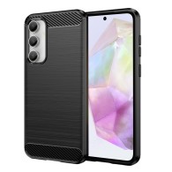 Калъф-Techsuit - Carbon Silicone - Samsung Galaxy A35 5G - Black