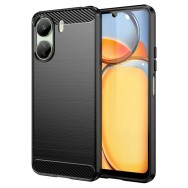 Калъф-Techsuit - Carbon Silicone - Xiaomi Redmi 13C 4G / Poco C65 - Black