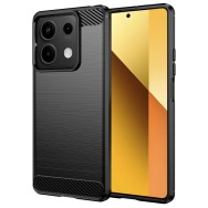 Калъф-Techsuit - Carbon Silicone - Xiaomi Redmi Note 13 5G - Black