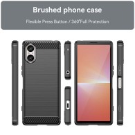 Калъф-Techsuit - Carbon Silicone - Sony Xperia 5 V - Black