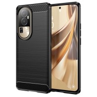 Калъф-Techsuit - Carbon Silicone - Oppo Reno10 Pro+ - Black