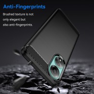 Калъф-Techsuit - Carbon Silicone - Oppo A78 4G - Black