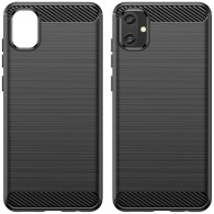 Калъф-Techsuit - Carbon Silicone - Samsung Galaxy A05 - Black