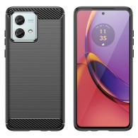 Калъф-Techsuit - Carbon Silicone - Motorola Moto G84 - Black