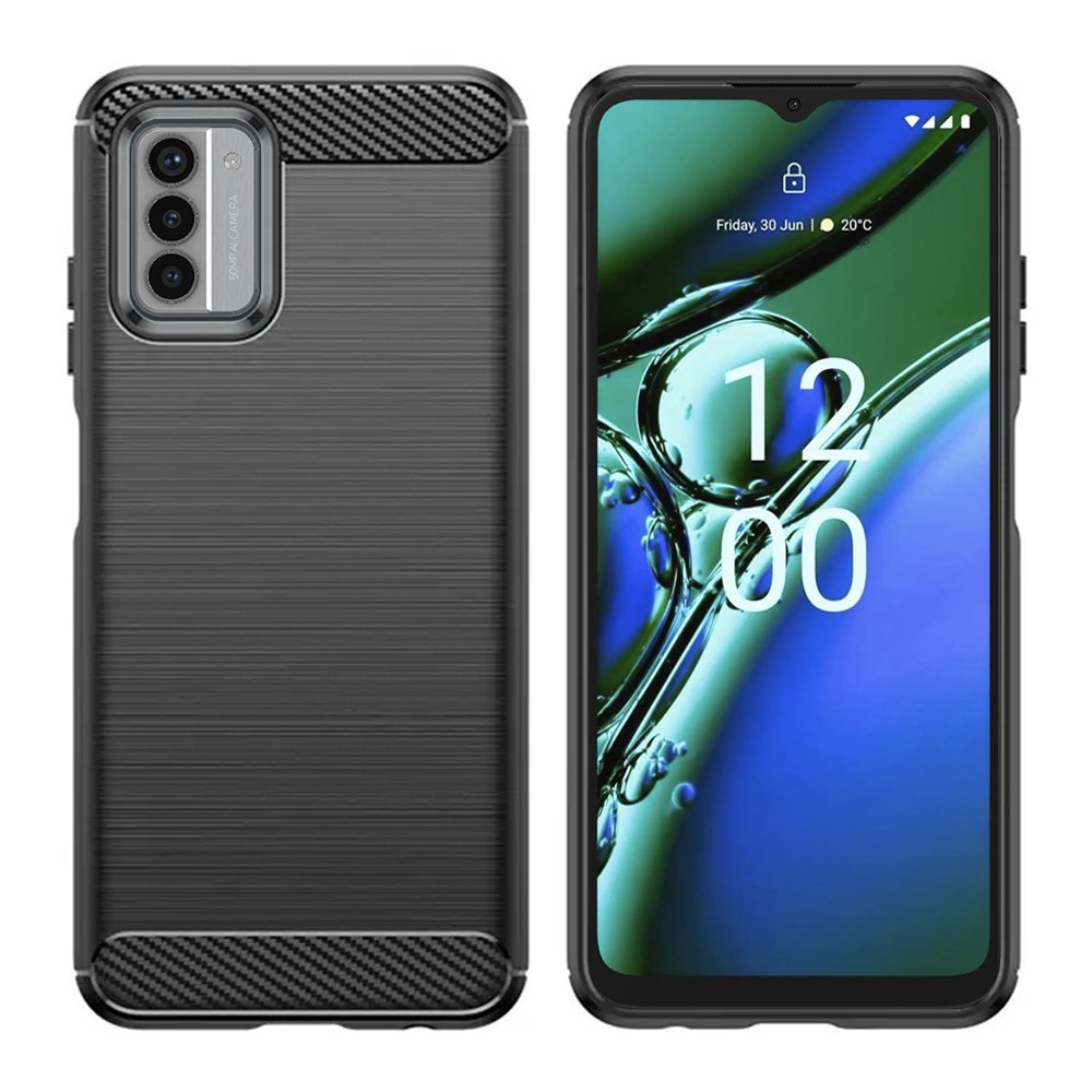 Калъф-Techsuit - Carbon Silicone - Nokia G42 - Black