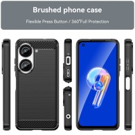 Калъф-Techsuit - Carbon Silicone - Asus Zenfone 9 / 10 - Black