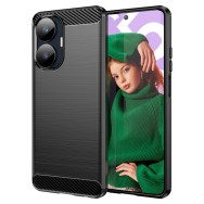 Калъф-Techsuit - Carbon Silicone - Realme C55 - Black