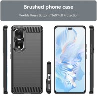 Калъф-Techsuit - Carbon Silicone - Honor 80 Pro / Honor 90 Pro - Black