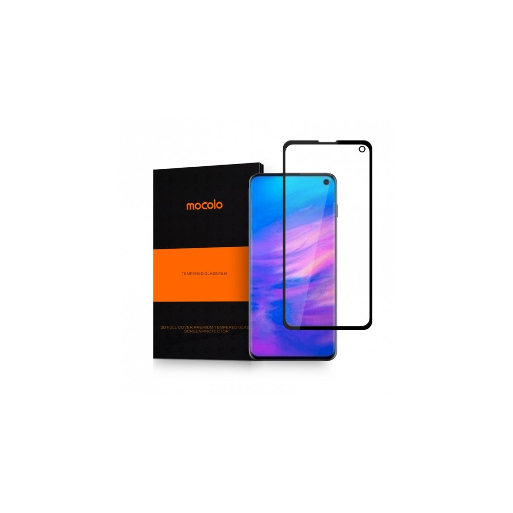 Стъклен протектор MOCOLO TG+Full Glue за Samsung Galaxy S10e, Черен