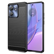 Калъф-Techsuit - Carbon Silicone - Motorola Edge 40 / Edge (2023) - Black