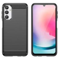 Калъф-Techsuit - Carbon Silicone - Samsung Galaxy A24 - Black